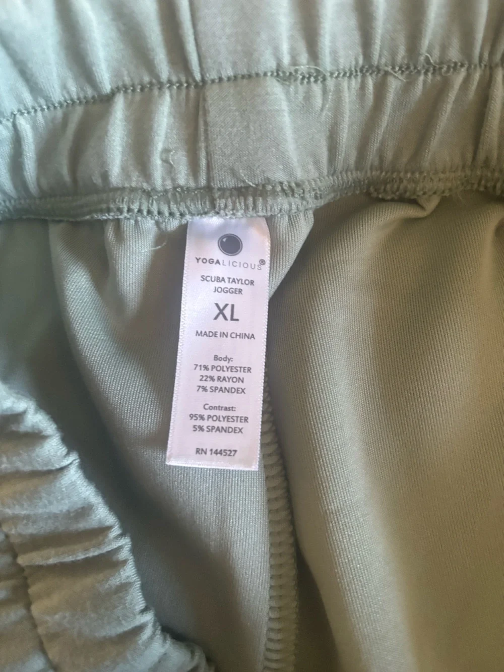 Yogalicious Venice Scuba Hoodie & Joggers Set Sage Green